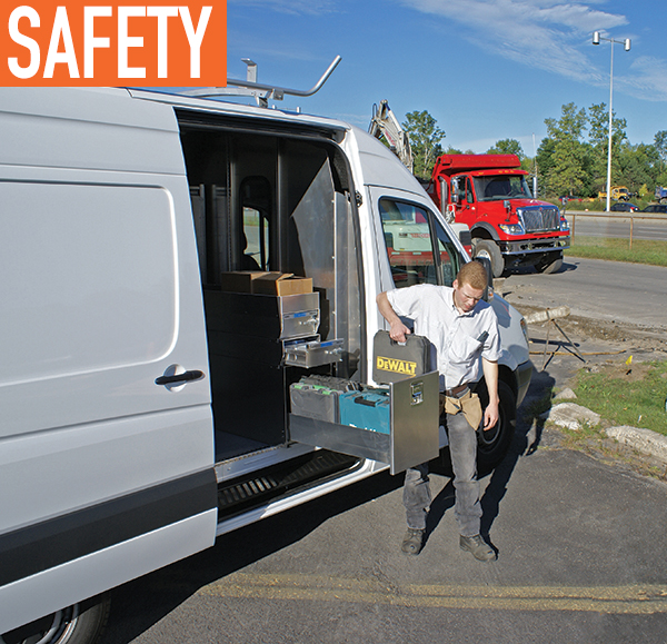 THE LATEST IN CARGO VAN UPFITS KEEP ERGONOMICS IN MIND