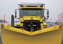 The Freightliner 114SD set forward axle snow plow is a truck built with tough components and a chassis engineered for ease of body upfit.