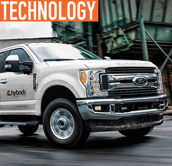 First-ever Hybrid Electric Upfit for Ford F-250 Pickups and Chassis for Commercial Fleets