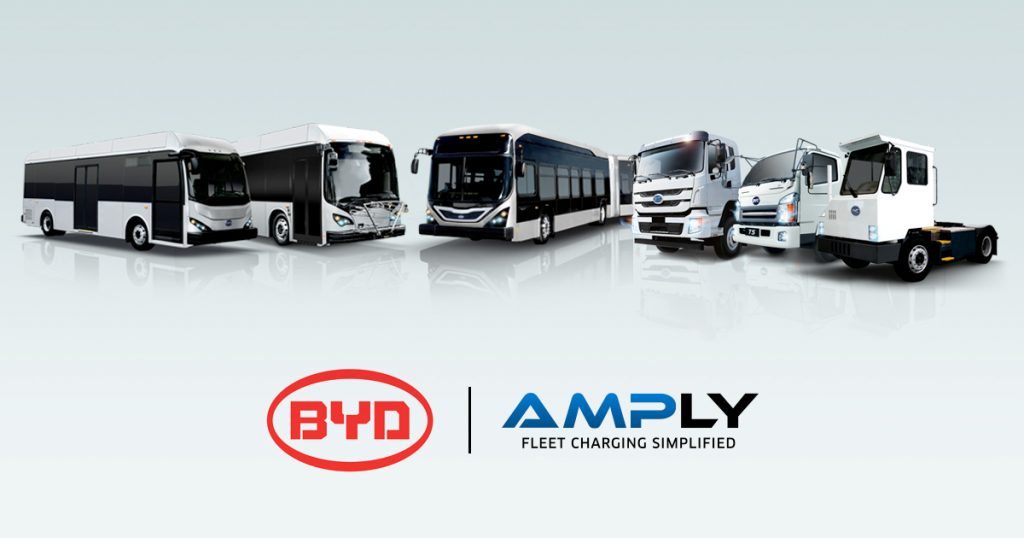 BYD and AMPLY Partner for electric Vehicle Charging Infrastructure and Energy Services