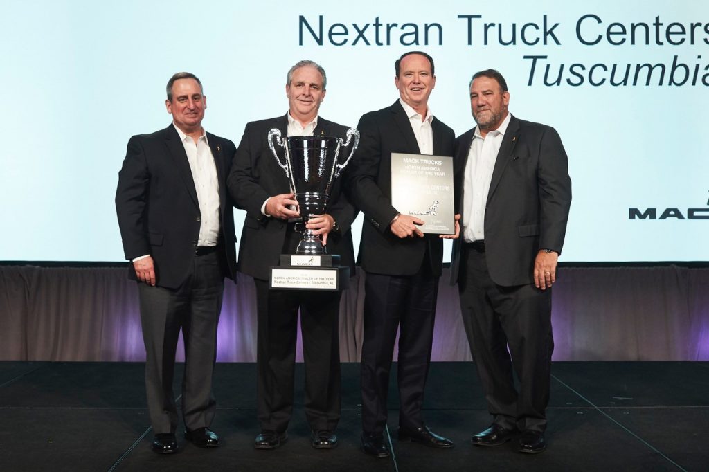 Nextran Truck Center Named Mack 2019 North American Dealer of the Year