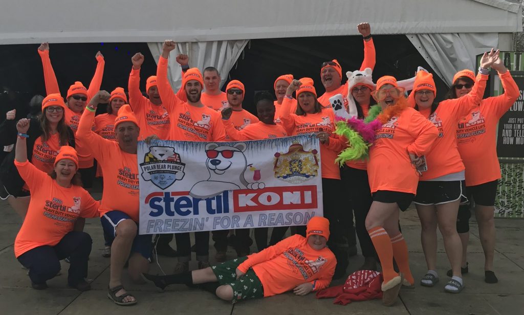 Record-size Stertil-Koni Team Takes Polar Plunge to Help Raise Funds for Special Olympics of Maryland