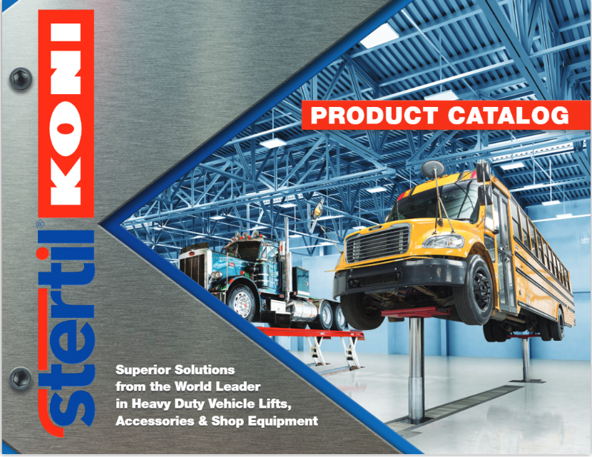 Stertil-Koni Unveils Product Catalog of Entire Portfolio of Lifts, Accessories, Shop Equipment