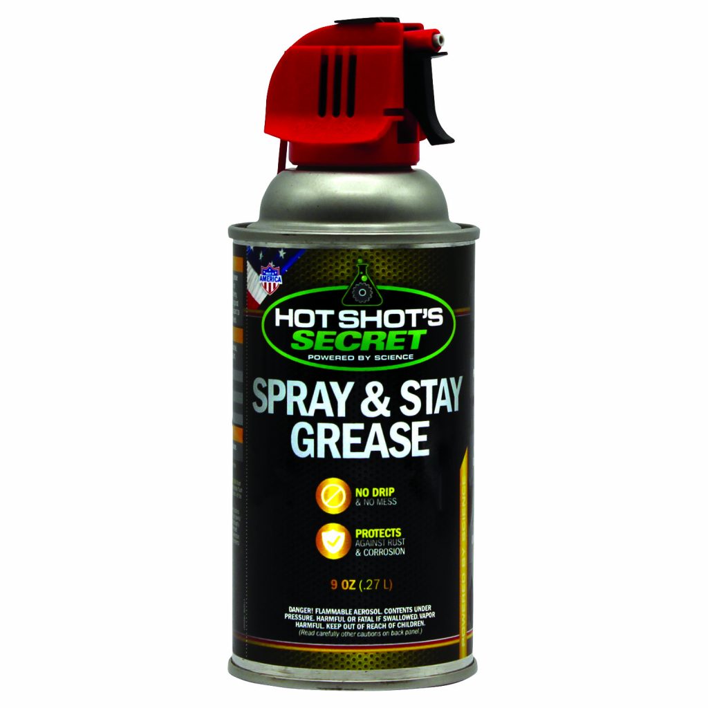 Hot Shot's Secret Introduces Spray and Stay Grease