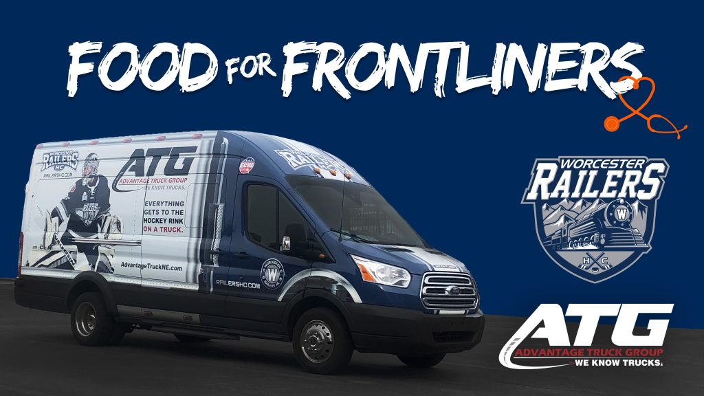 Worcester Railers HC Announces Food for Frontliners Program