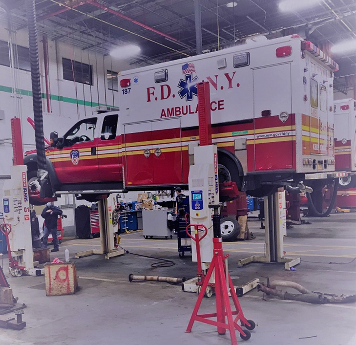 Stertil-Koni Provides Lifts for New York's Bravest