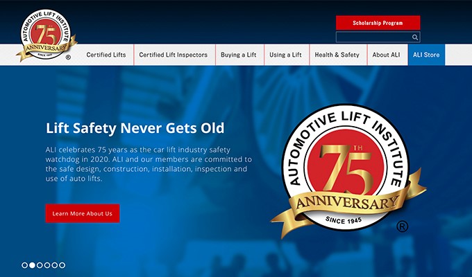 Info on How to Buy and Use a Car Lift on Updated Automotive Lift Institute (ALI) Website