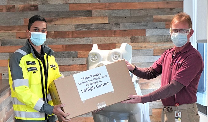 Mack Trucks Produces PPE, Donates Hundreds to Local Organizations