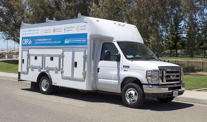 Motiv Power Systems Delivers Nine Electric Box Trucks to Community Resource Project
