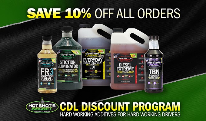 Hot Shot’s Secret Introduces CDL Discount