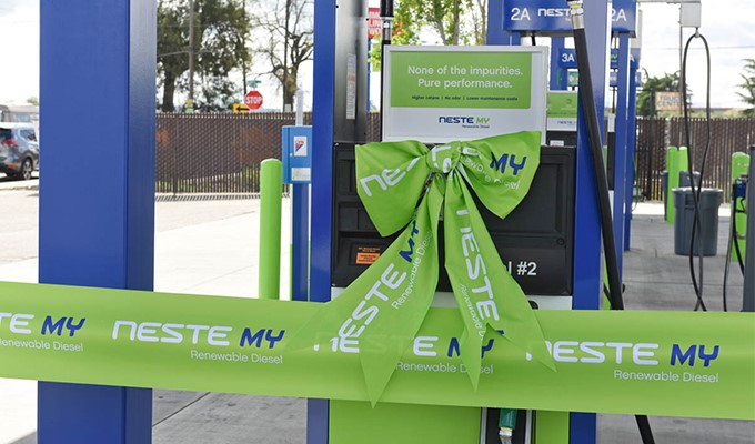 Neste Opens New Renewable Diesel Fueling Stations in Southern California