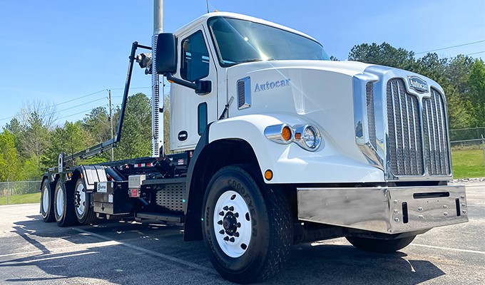 Autocar Donates Custom Engineered DC-64R Refuse Truck to the Environmental Research and Education Foundation