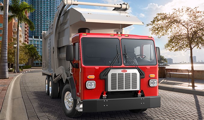 Peterbilt Showcases Refuse Lineup at Waste Expo