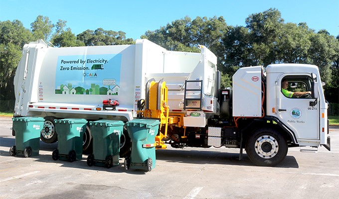 New Way Trucks Partners with BYD to Deliver Three Battery-Electric Refuse Trucks to City of Ocala, Florida