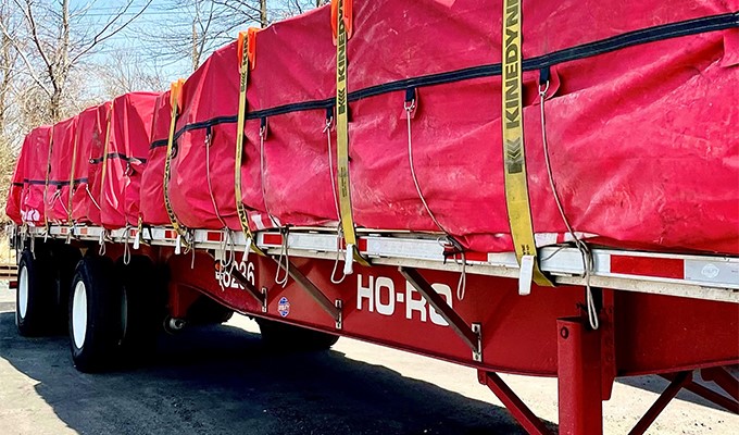 New Reflective VeeBoards from Kinedyne Boost Safety by Illuminating Cargo Secured on Trailers