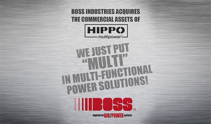 BOSS Industries Acquires the Commercial Assets of Hippo Power