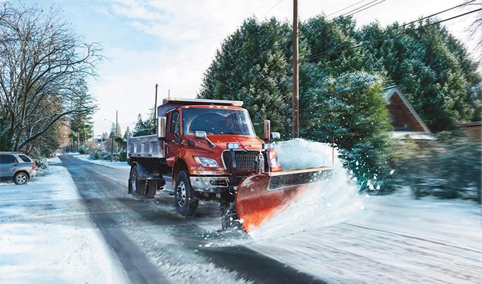 International MV Series Supports Snowplow Applications