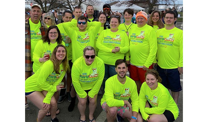 Stertil-Koni Team Plunges into Icy Cold Chesapeake Bay to Raise Funds for Special Olympics of Maryland