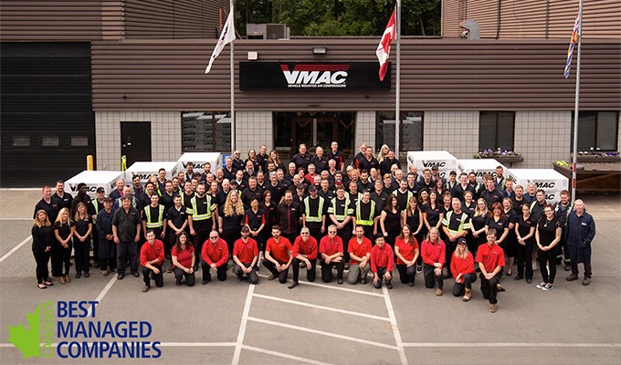 VMAC Awarded Canada’s Best Managed Companies Gold Standard Designation