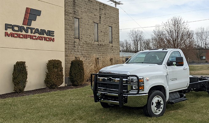 Lippert and Fontaine Modification Introduce LUVERNE 2-inch Tubular Grille Guard for Chevrolet Silverado Medium-duty Trucks