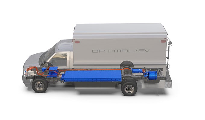 Optimal EV and Fontaine Modification Repower Conventional Trucks and Buses with New E1-R Electric Vehicle System