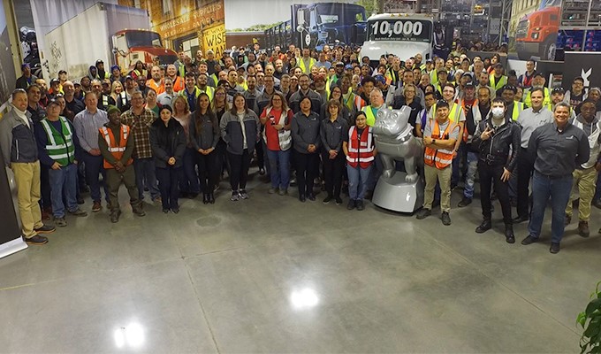 Mack Trucks Produces 10,000th Mack MD Series truck at Roanoke Valley Operations