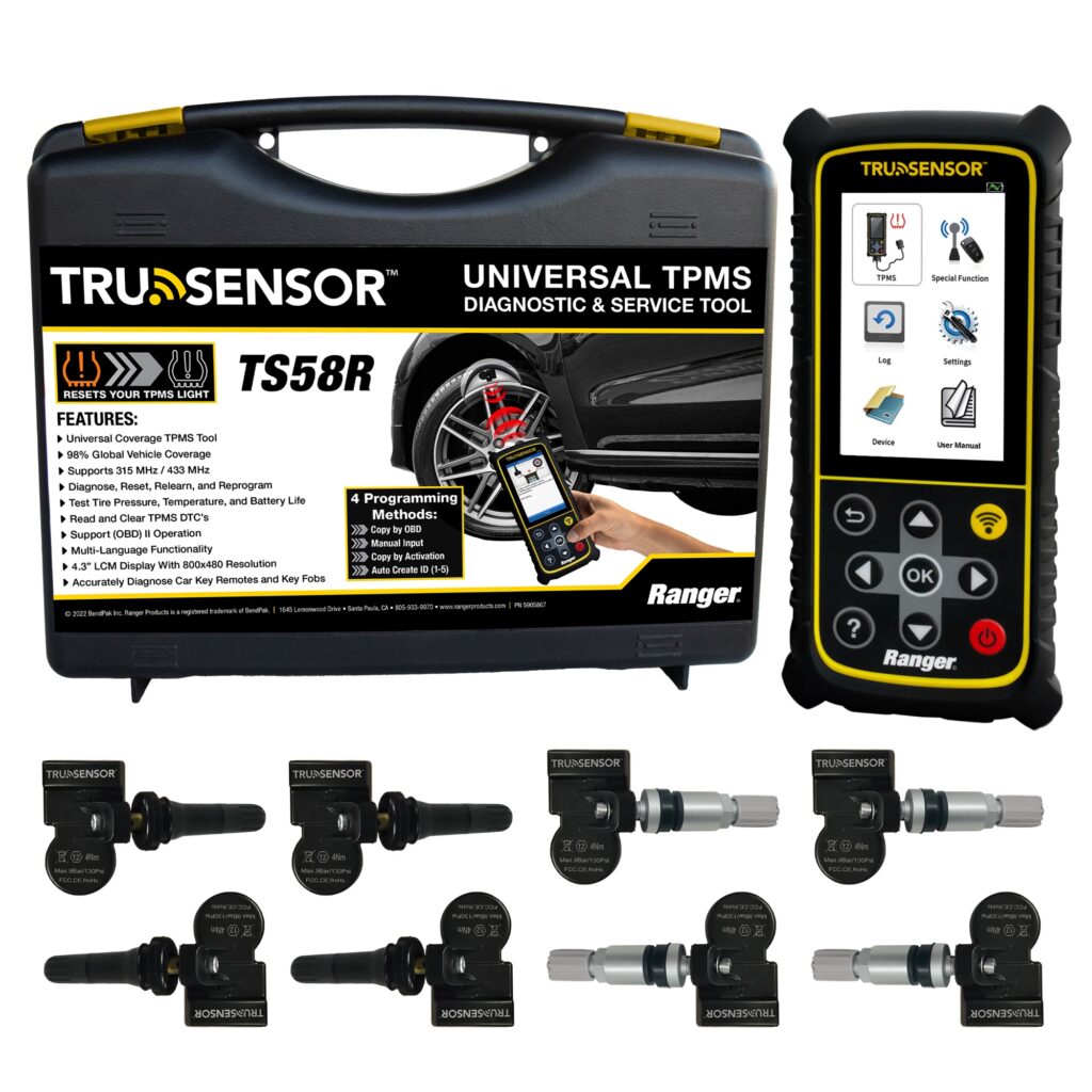 Ranger Introduces TruSensor Universal TPMS Diagnostic and Programming Kit