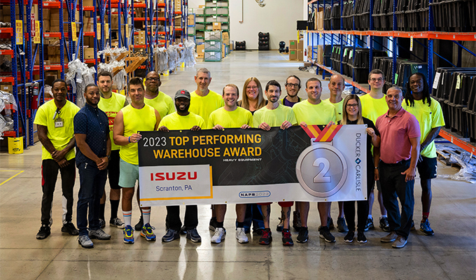 Isuzu's Scranton Parts Distribution Center Named One of North America's Top Performing Warehouses