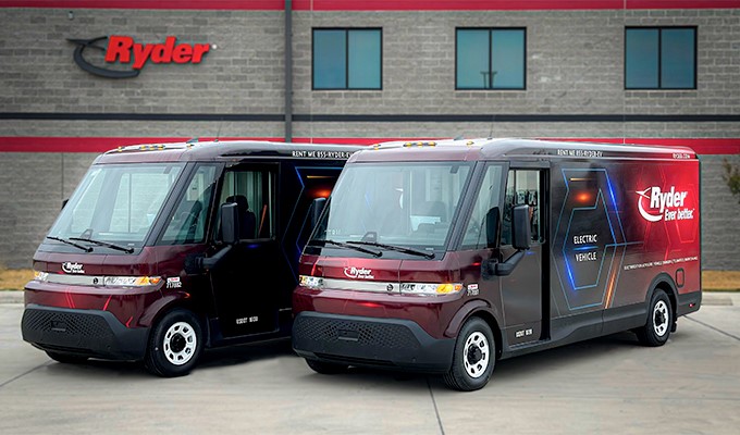 Ryder Deploys Its First BrightDrop Electric Vehicles
