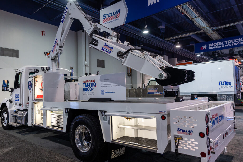STELLAR INTRODUCES REDESIGNED LARGE OTR TIRE TRUCK